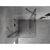 Mexen Mist-H Cabine de douche pivotante Duo 90 x 90 cm, transparent, métal gris - 8A5-090L-090P-95-00