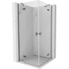 Mexen Mist-H Cabine de douche pivotante Duo 90 x 90 cm, transparent, métal gris - 8A5-090L-090P-95-00