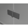 Mexen Mist-H Duo cabine de douche pliante 70 x 70 cm, transparent, chrome - 8A5-070L-070P-01-00