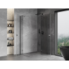 Mexen Mist-H Duo cabine de douche pivotante droite 70 x 105 cm, transparent, gun metal - 8A5-070L-105P-95-00