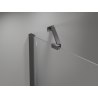 Mexen Mist-H Duo cabine de douche pliante 70 x 70 cm, transparent, chrome - 8A5-070L-070P-01-00