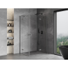 Mexen Mist-H Duo cabine de douche pliante 70 x 70 cm, transparent, chrome - 8A5-070L-070P-01-00