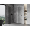 Mexen Mist-H Duo cabine de douche pivotante 110 x 110 cm, transparent, gun metal - 8A5-110L-110P-95-00