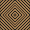 Mexen Linea 03 panneau mural acoustique 60 x 60 cm (4pcs), feutre 9 mm, placage technique, Chêne Classic - S110-60607-03-041