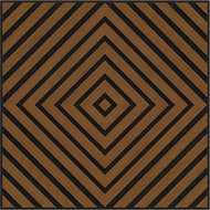 Mexen Linea 03 panneau mural acoustique 60 x 60 cm (4 pièces), feutre 9 mm, placage technique, Chêne Naturel