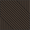 Mexen Linea 26 panneau mural acoustique 60 x 60 cm (4 pièces), feutre 9 mm, placage technique, Chêne Mocca - S110-60607-26-045