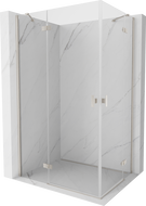 Mexen Mist-H Duo cabine de douche pliante 70 x 70 cm, transparent, chrome - 8A5-070L-070P-01-00