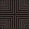Mexen Linea 02 Panneau mural acoustique 60 x 60 cm (4 pcs), feutre 9 mm, placage technique, Chêne Mocca - S110-60607-02-045