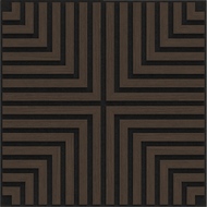 Mexen Linea 02 Panneau mural acoustique 60 x 60 cm (4 pcs), feutre 9 mm, placage technique, Chêne Mocca - S110-60607-02-045