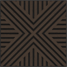 Mexen Linea 06 panneau mural acoustique 60 x 60 cm (4pcs), feutre 9 mm, placage technique, Chêne Mocca - S110-60607-06-045