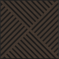 Mexen Linea 08 panneau mural acoustique 60 x 60 cm (4 pièces), feutre 9 mm, placage technique, Chêne Mocca - S110-60607-08-045