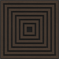 Mexen Linea 13 panneau mural acoustique 60 x 60 cm (4 pièces), feutre 9 mm, placage technique, Chêne Mocca - S110-60607-13-045