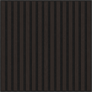 Mexen Linea 15 panneau mural acoustique 60 x 60 cm (4 pièces), feutre 9 mm, placage technique, Chêne Noir - S110-60607-15-046