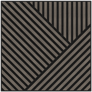 Mexen Linea 25 panneau mural acoustique 60 x 60 cm (4 pcs), feutre 9 mm, placage technique, Chêne Gris - S110-60607-25-043