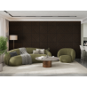 Mexen Linea 25 panneau mural acoustique 60 x 60 cm (4 pcs), feutre 9 mm, placage technique, Chêne Mocca - S110-60607-25-045