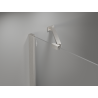 Mexen Mist-H Duo cabine de douche pivotante droite 105 x 115 cm, transparent, nickel brossé - 8A5-105L-115P-97-00