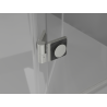 Mexen Mist-H Duo cabine de douche pliante 70 x 70 cm, transparent, chrome - 8A5-070L-070P-01-00
