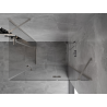 Mexen Mist-H Duo cabine de douche battante droite 110 x 120 cm, transparent, nickel brossé - 8A5-110L-120P-97-00