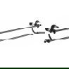 Mexen Estela double porte-serviettes, Noir - 7011525-70