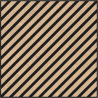 Mexen Linea 39 panneau mural acoustique 60 x 60 cm (4 pièces), feutre 9 mm, placage technique, Chêne Blanchi