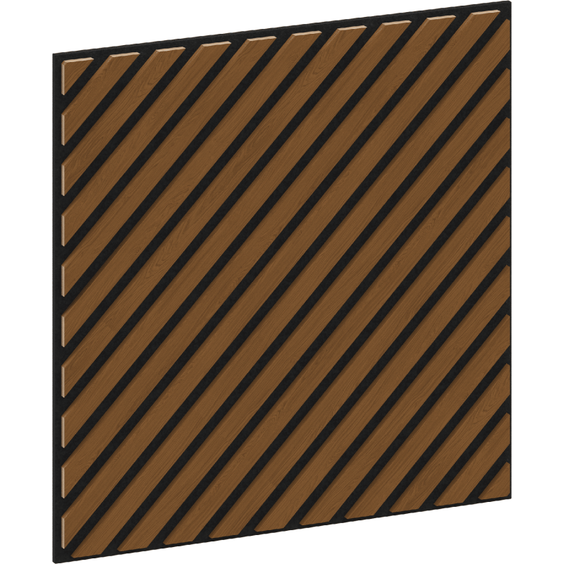 Mexen Lam-B lamelles murales 275 x 30 cm, panneau HDF 4 mm, placage technique, Chêne Sable - S100-275307-3015-001