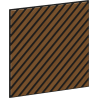 Mexen Lam-B lamelles murales 275 x 30 cm, panneau HDF 4 mm, placage technique, Chêne Sable - S100-275307-3015-001