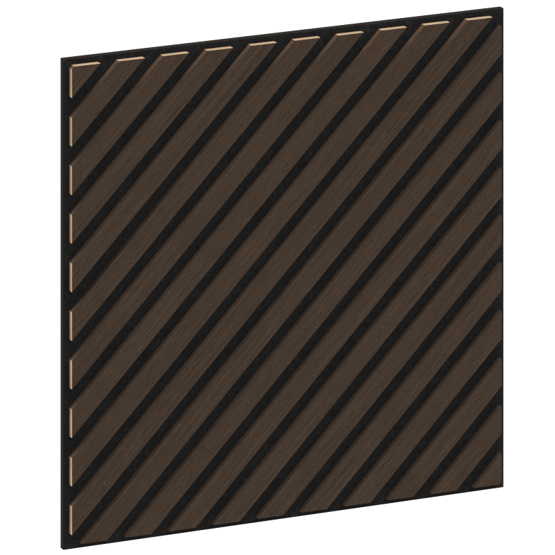 Mexen Lam-B lamelles murales 275 x 30 cm, panneau HDF 4 mm, placage technique, Chêne Sable - S100-275307-3015-001