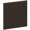 Mexen Linea 39 panneau mural acoustique 60 x 60 cm (4pcs), feutre 9 mm, placage technique, Chêne Mocca - S110-60607-39-045
