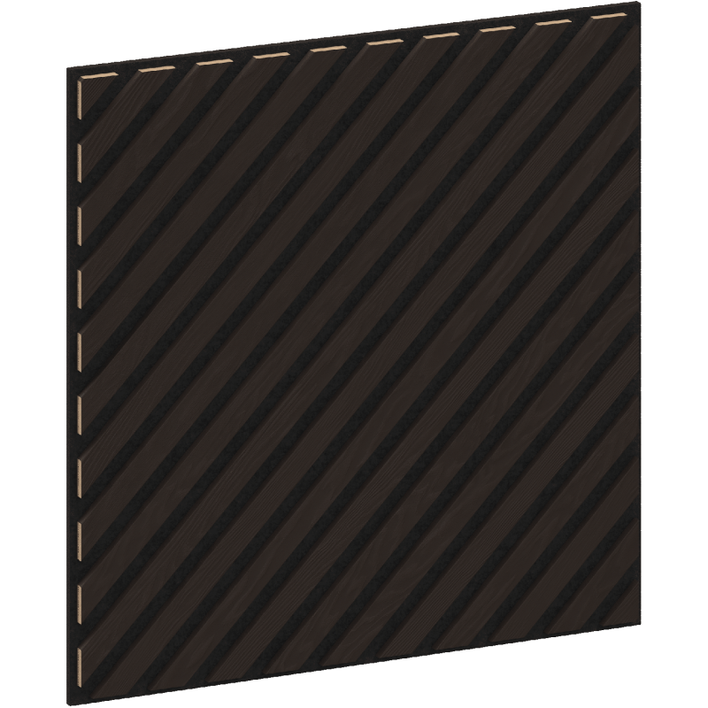 Mexen Lam-B lamelles murales 275 x 30 cm, panneau HDF 4 mm, placage technique, Chêne Sable - S100-275307-3015-001