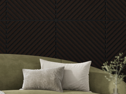 Mexen Lam-B lamelles murales 275 x 30 cm, panneau HDF 4 mm, placage technique, Chêne Sable - S100-275307-3015-001