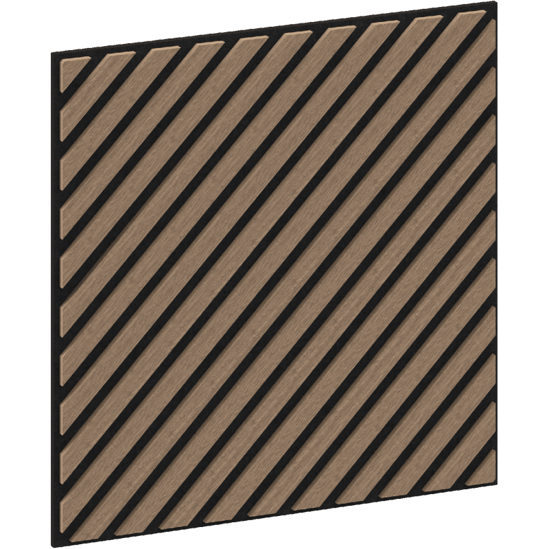 Mexen Lam-B lamelles murales 275 x 30 cm, panneau HDF 4 mm, placage technique, Chêne Sable - S100-275307-3015-001
