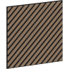 Mexen Lam-B lamelles murales 275 x 30 cm, panneau HDF 4 mm, placage technique, Chêne Sable - S100-275307-3015-001