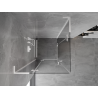 Mexen Mist-H L Cabine de douche pivotante Duo 85 x 85 cm, transparent, blanc - 8A5L-085L-085P-20-00