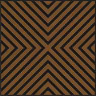Mexen Linea 01 panneau mural acoustique 60 x 60 cm (4 pièces), feutre 9 mm, placage technique, Chêne Naturel