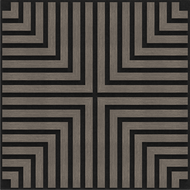 Mexen Linea 02 panneau mural acoustique 60 x 60 cm (4 pièces), feutre 9 mm, placage technique, Chêne Gris - S110-60607-02-043