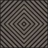 Mexen Linea 03 panneau mural acoustique 60 x 60 cm (4pcs), feutre 9 mm, placage technique, Chêne Gris - S110-60607-03-043