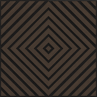 Mexen Linea 03 panneau mural acoustique 60 x 60 cm (4 pièces), feutre 9 mm, placage technique, Chêne Mocca - S110-60607-03-045