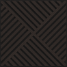 Mexen Linea 08 panneau mural acoustique 60 x 60 cm (4 pcs), feutre 9 mm, placage technique, Chêne Noir - S110-60607-08-046
