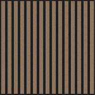 Mexen Linea 15 panneau mural acoustique 60 x 60 cm (4pcs), feutre 9 mm, placage technique, Noyer Clair - S110-60607-15-047