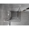 Mexen Mist-H L Duo cabine de douche pivotante 120 x 120 cm, transparent, blanche - 8A5L-120L-120P-20-00