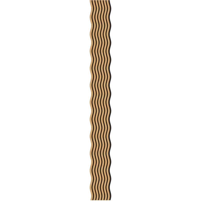 Mexen Lam-SF 01 lames murales acoustiques 280 x 30 cm, feutre 9 mm, placage technique, Chêne Classique - S106-280-01-041
