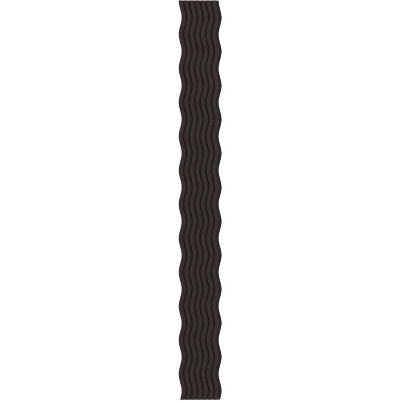 Mexen Lam-SF 01 lames murales acoustiques 280 x 30 cm, feutre 9 mm, placage technique, Chêne Noir - S106-280-01-046
