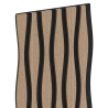 Mexen Lam-SF 01 Lam-SF 26 lamelles murales acoustiques 280 x 30 cm, feutre 9 mm, placage technique, Noyer Clair