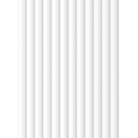 Mexen Strito 01 Strio 01 lames murales rainurées 280 x 14,5 cm (2 pièces), blanc - S120-280-01-301