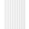 Mexen Strito 01 Strio 01 lames murales rainurées 280 x 14,5 cm (2 pièces), blanc - S120-280-01-301