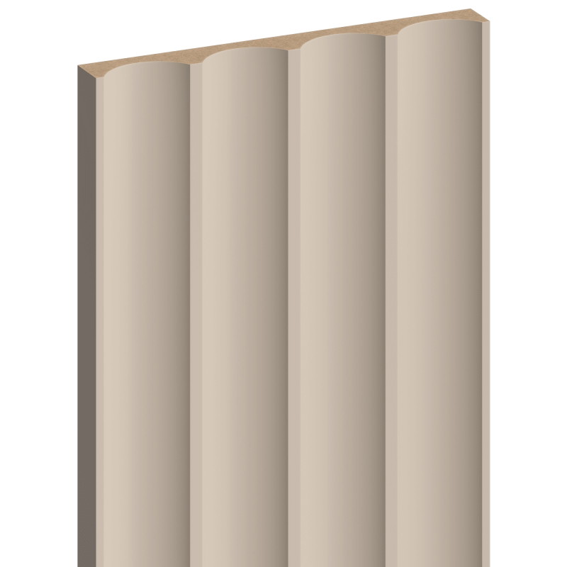 Mexen Strito 01 Strio 01 lamelles murales rainurées 280 x 14,5 cm (2 pièces), cachemire - S120-280-01-302