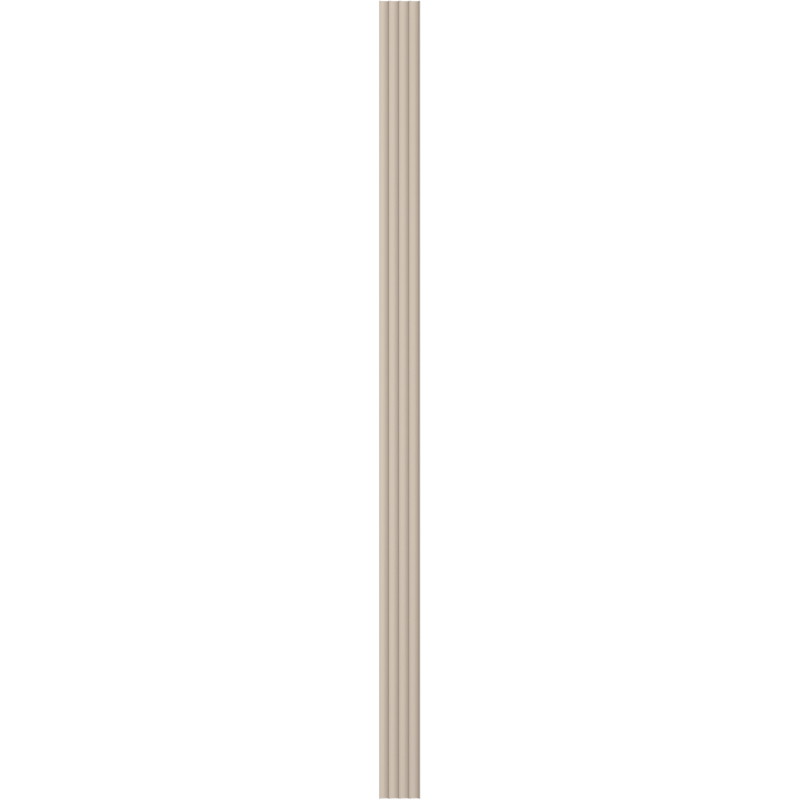 Mexen Strito 01 Strio 01 lamelles murales rainurées 280 x 14,5 cm (2 pièces), cachemire - S120-280-01-302