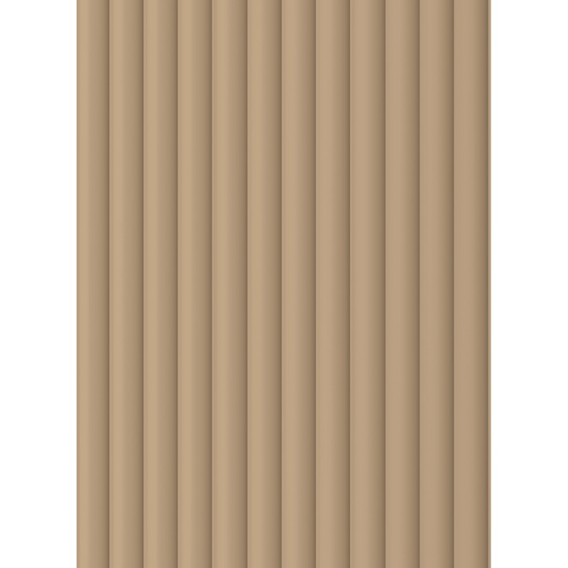 Mexen Strito 01 Strio 01 lamelles murales rainurées 280 x 14,5 cm (2 pièces), cappuccino - S120-280-01-304