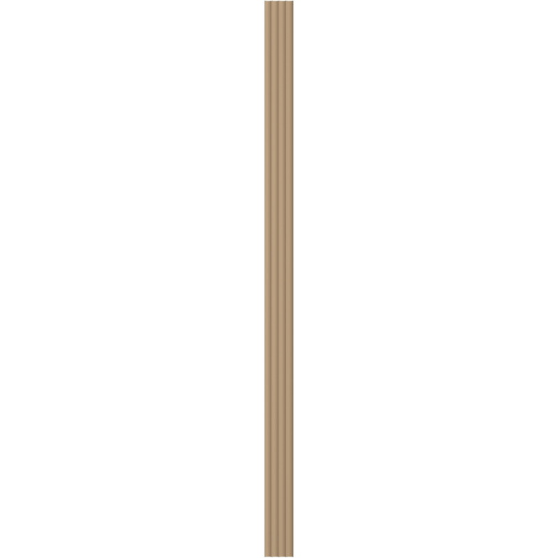 Mexen Strito 01 Strio 01 lamelles murales rainurées 280 x 14,5 cm (2 pièces), cappuccino - S120-280-01-304