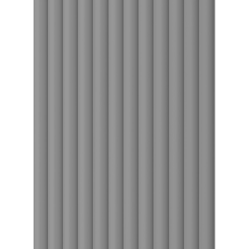 Mexen Strito 01 Strio 01 lamelles murales rainurées 280 x 14,5 cm (2 pièces), gris foncé - S120-280-01-306